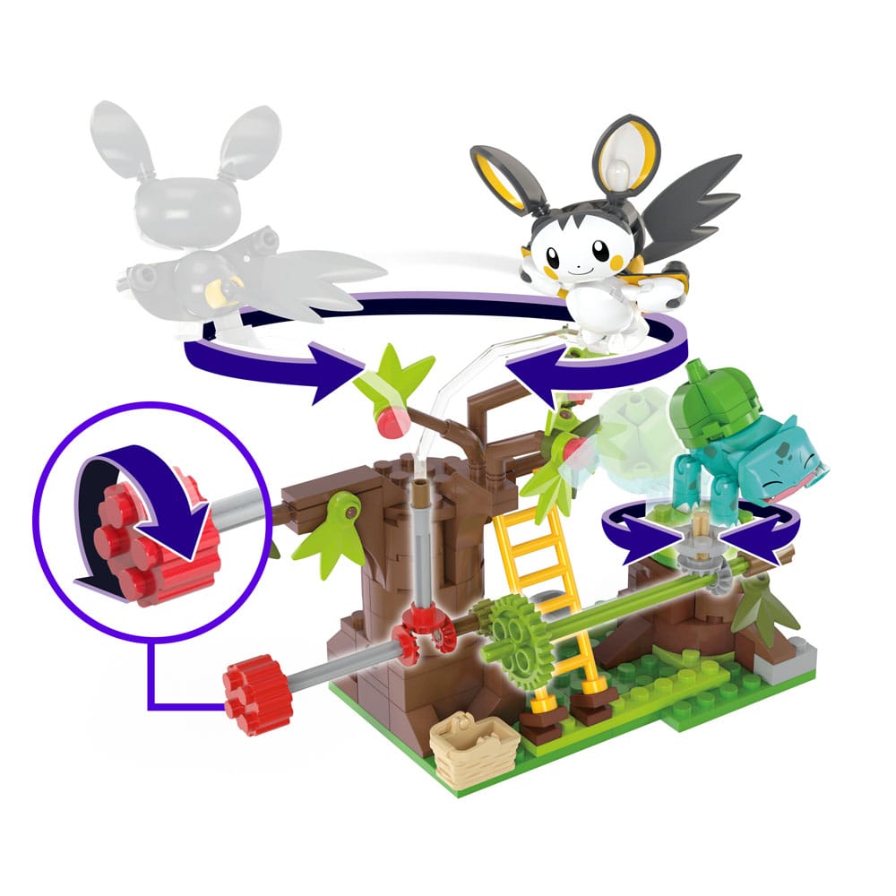 Pokémon Emolga And Bulbasaur's Charming Woods MEGA Construction Set