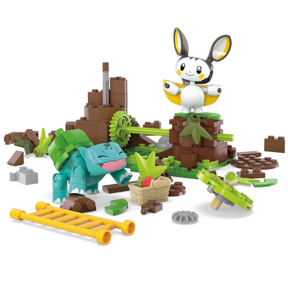 Pokémon Emolga And Bulbasaur's Charming Woods MEGA Construction Set