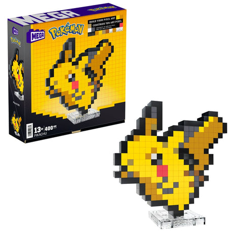 Pokémon Pikachu Pixel Art MEGA Construction Set