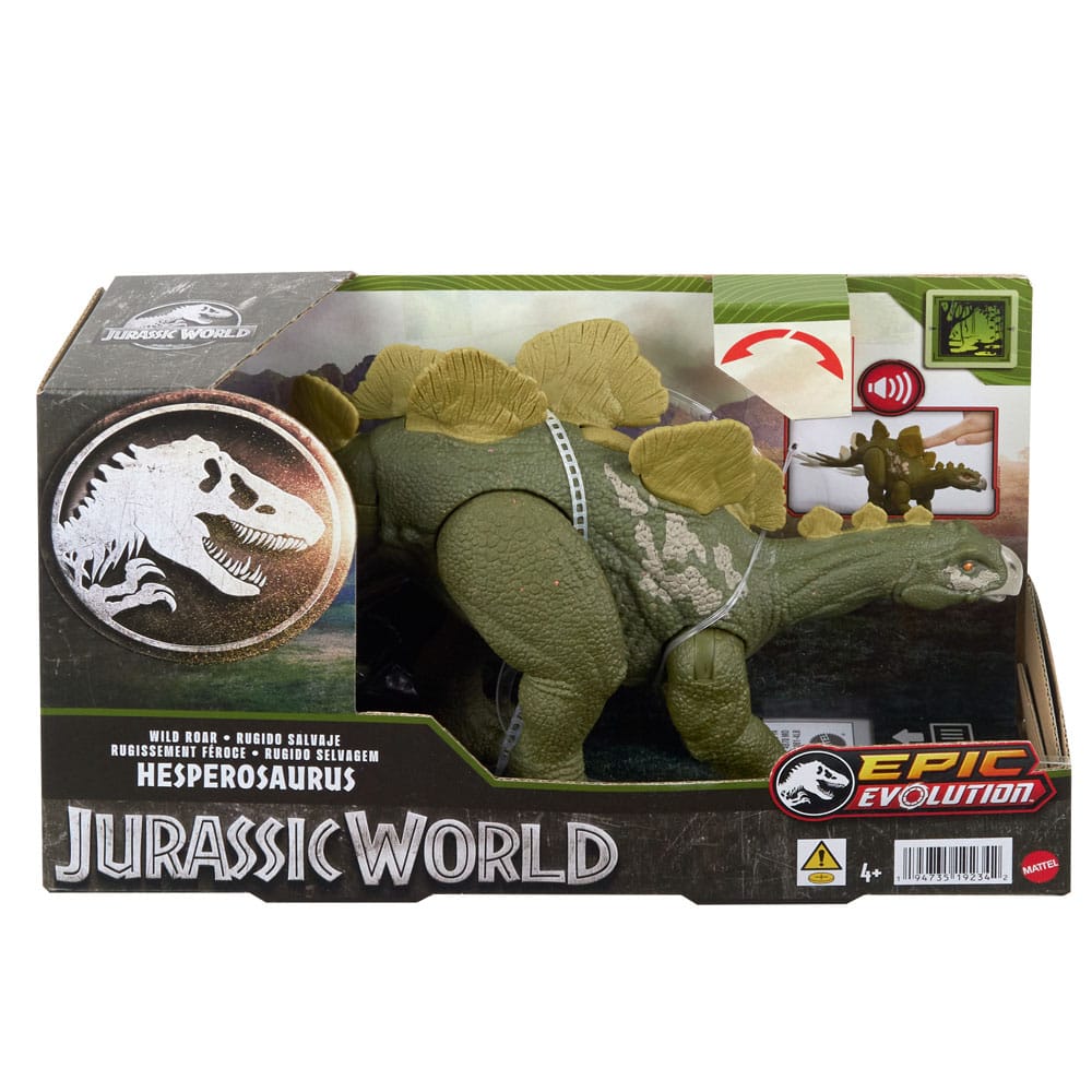 Jurassic World Wild Roar Hesperosaurus Epic Evolution Action Figure