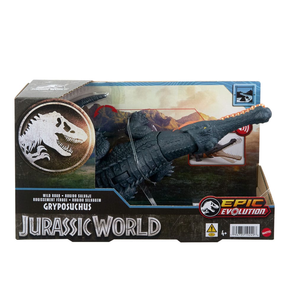 Jurassic World Wild Roar Gryposuchus Epic Evolution Action Figure