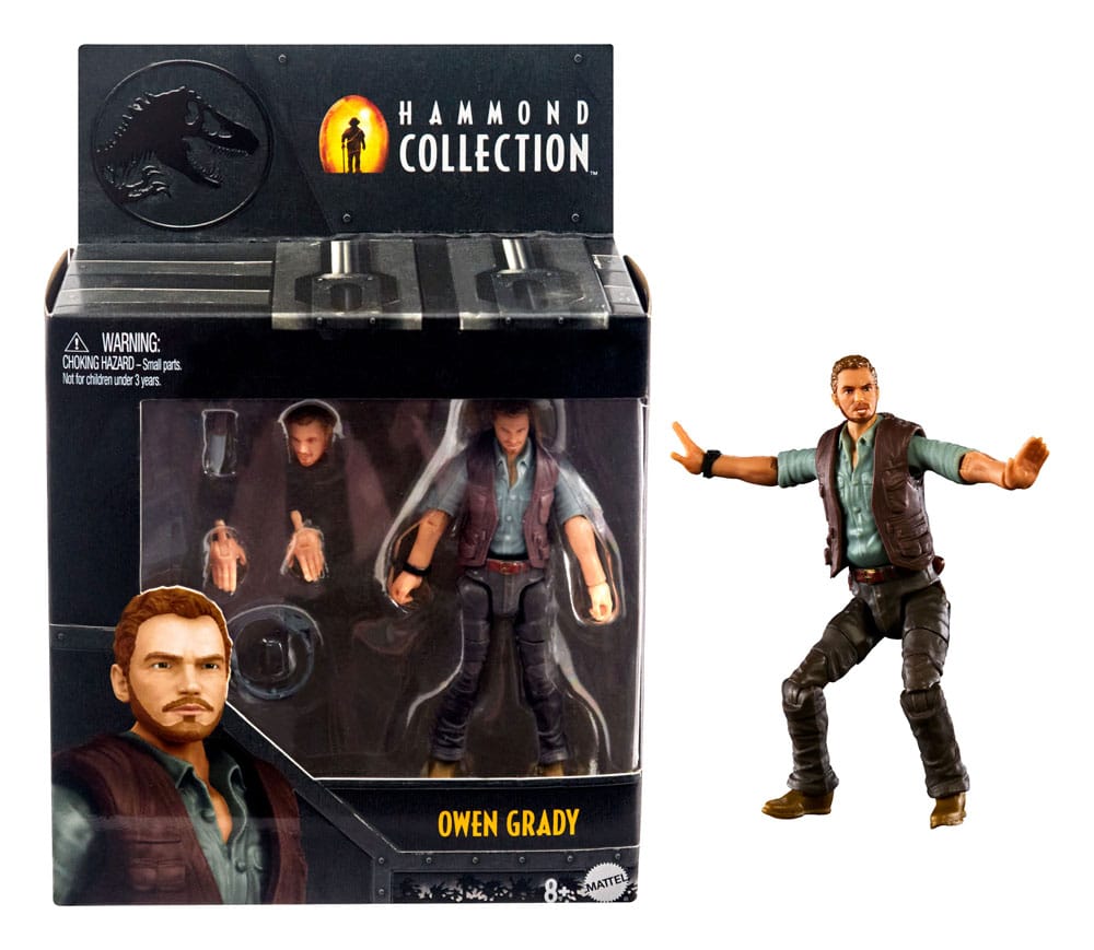 Jurassic Park Owen Grady 10cm Hammond Collection Action Figure