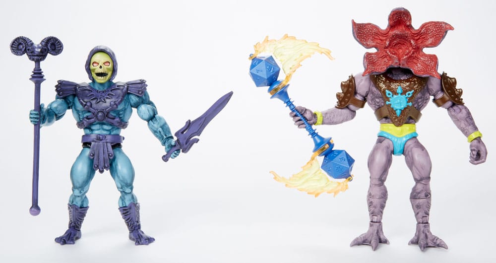 Masters of the Universe X Stranger Things Origins Skeletor & Demogorgon 14cm 2 Pack Action Figure