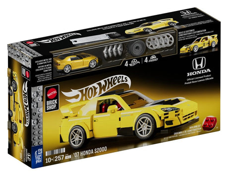 Hot Wheels Speed Series Mattel Brick Shop Building Set 1/32 '07 Honda S2000