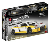 Hot Wheels Elite Mattel Brick Shop Building Set 1/16 '15 Audi R8 LMS