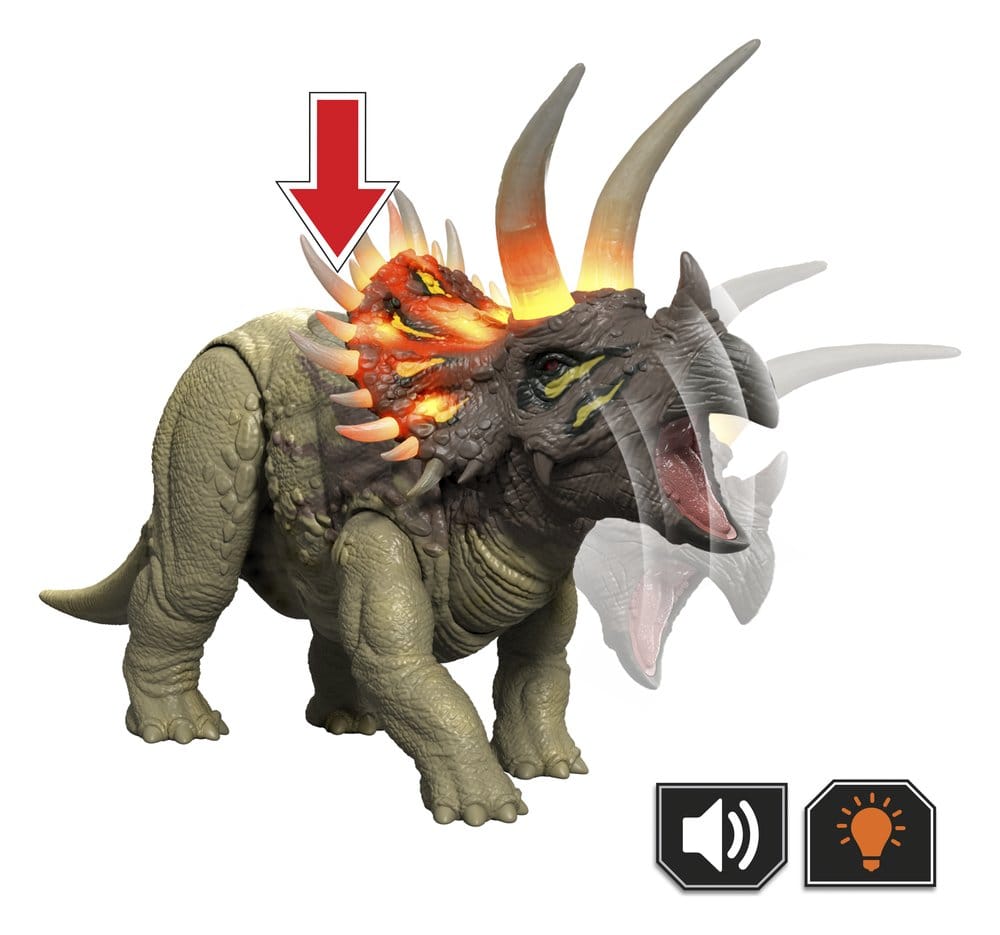 Jurassic World: Survival Action Figure Wild Roar Triceratops 31 cm
