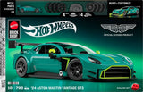 Hot Wheels Elite Mattel Brick Shop Building Set 1/16 '24 Aston Martin Vantage GT3