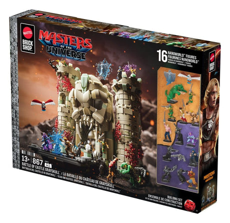 Masters of the Universe Mattel Brick Shop Construction Set Castle Grayskull