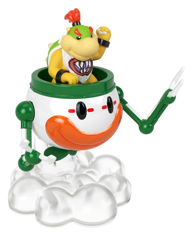Super Mario Hot Wheels Die-Cast Vehicles 2-Pack 1/64 Mario & Bowser Jr.