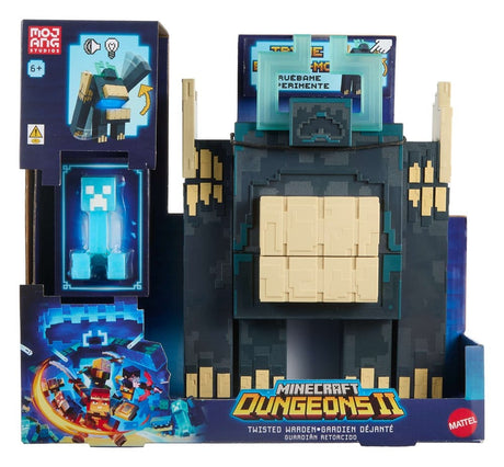 Minecraft Dungeons II Action Figure with Light and Sound Twisted Warden