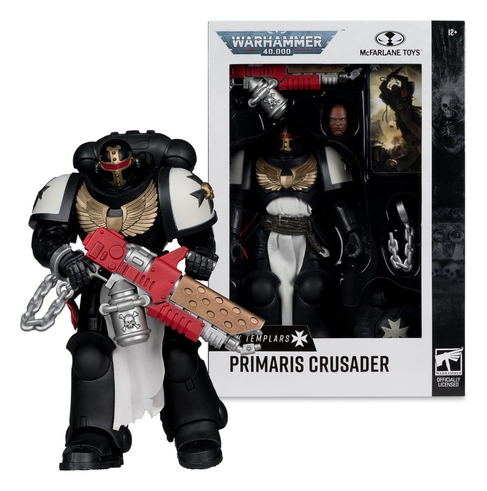 Warhammer 40,000 Action Figure Primaris Crusader (Black Templars) 18 cm