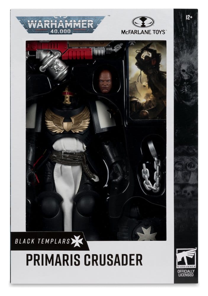 Warhammer 40,000 Action Figure Primaris Crusader (Black Templars) 18 cm