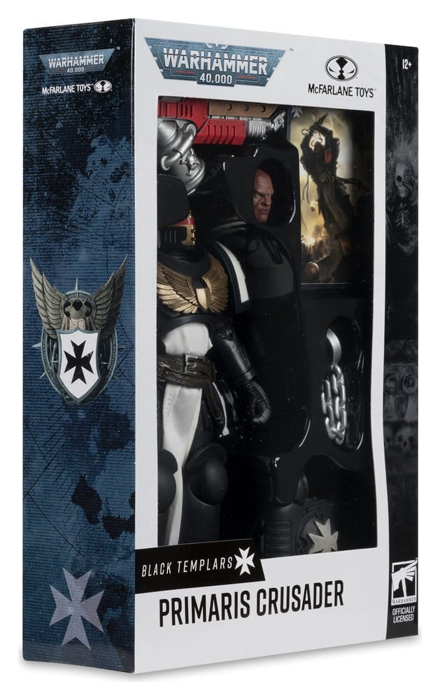 Warhammer 40,000 Action Figure Primaris Crusader (Black Templars) 18 cm