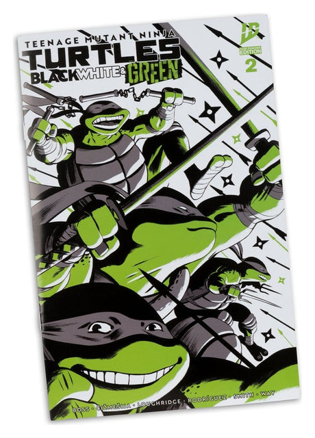 Teenage Mutant Ninja Turtles Page Punchers Action Figure Michelangelo (Black White & Green) (Red Platinum Edition) 13 cm