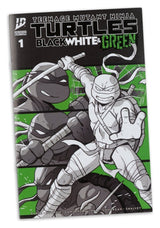Teenage Mutant Ninja Turtles Page Punchers Action Figure Leonardo (Black White & Green) (Red Platinum Edition) 13 cm