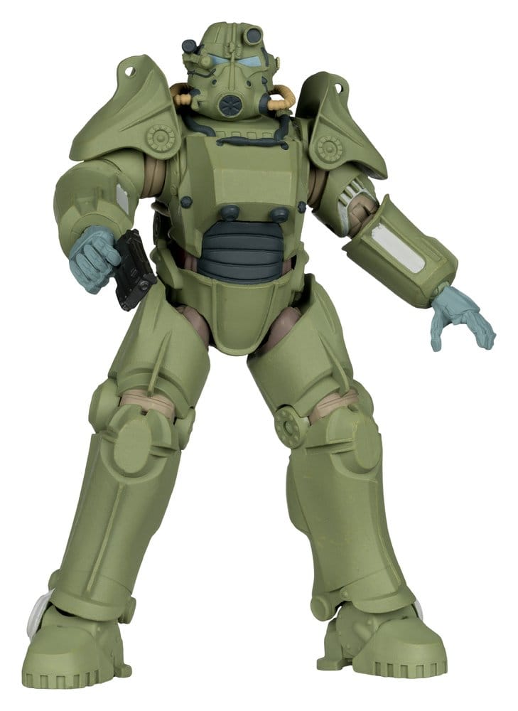 Fallout 76 Gaming Edition Action Figure T-45 Military Armor (Red Platinum Edition) 20 cm
