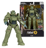 Fallout 76 Gaming Edition Action Figure T-45 Military Armor (Red Platinum Edition) 20 cm