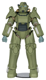 Fallout 76 Gaming Edition Action Figure T-45 Military Armor (Red Platinum Edition) 20 cm