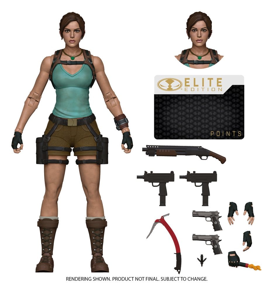 Tomb Raider: Legacy of Atlantis McFarlane Elite Edition Deluxe Action Figure Lara Croft (Tomb Raider: Legacy of Atlantis) #25 18 cm