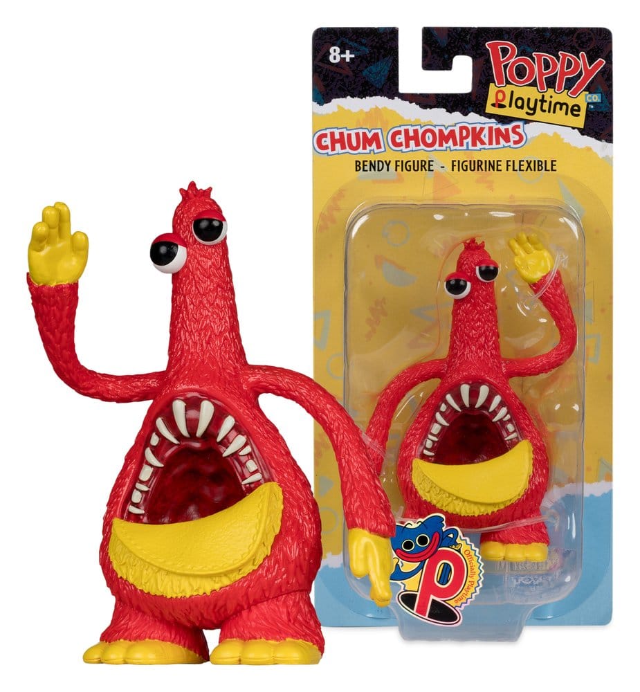 Poppy Playtime Bendables Action Figure Chum Chompkins 11 cm