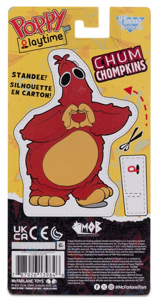 Poppy Playtime Bendables Action Figure Chum Chompkins 11 cm