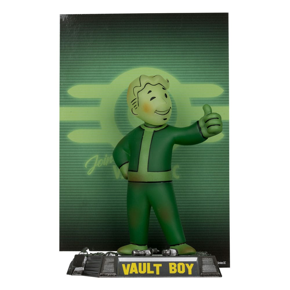 Fallout Vault Boy 13cm Glow in the Dark Edition Movie Maniacs Statue