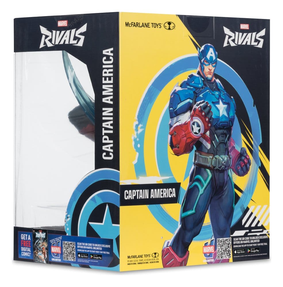 Marvel Rivals Collection 1/10 Action Figure Captain America 20 cm