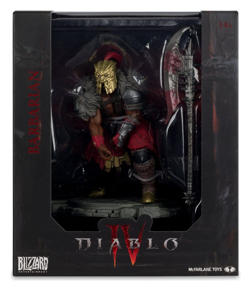 Diablo IV 1/12 Scale Limited Edition Posed Figure Barbarian 12 cm