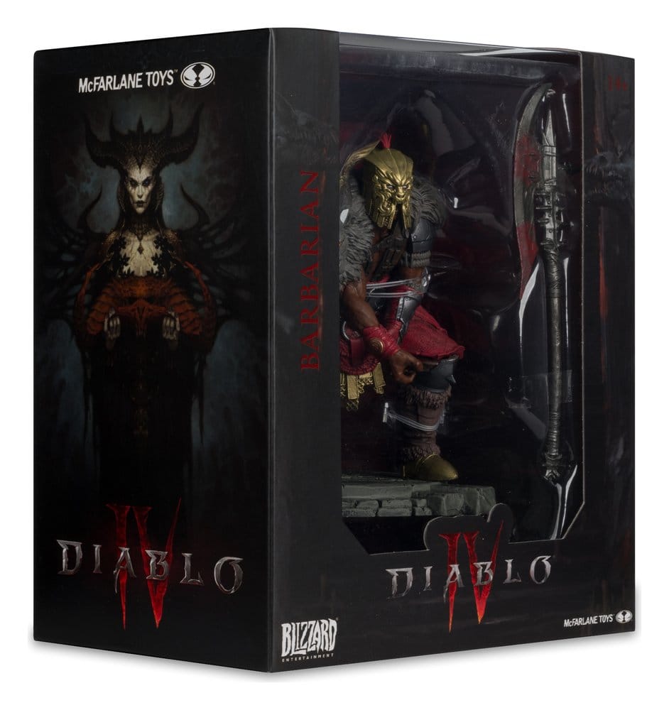 Diablo IV 1/12 Scale Limited Edition Posed Figure Barbarian 12 cm
