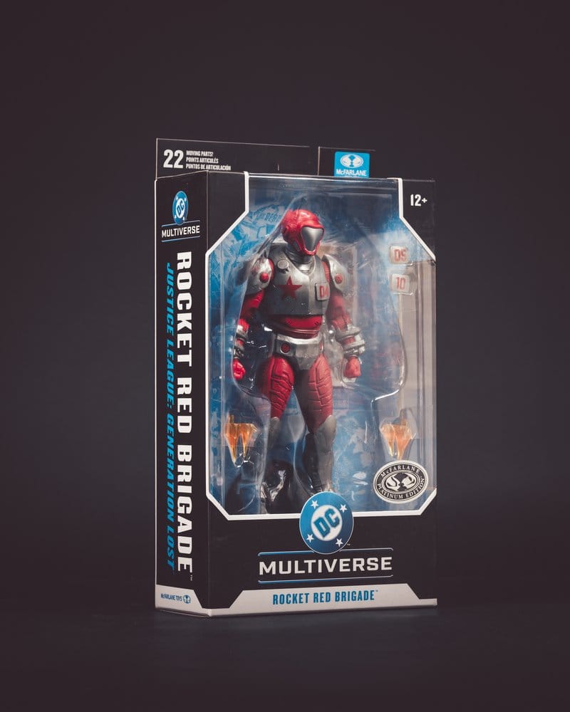 Justice League: Generation Lost DC Multiverse Action Figure Rocket Red Brigade (Platinum Edition) 18 cm
