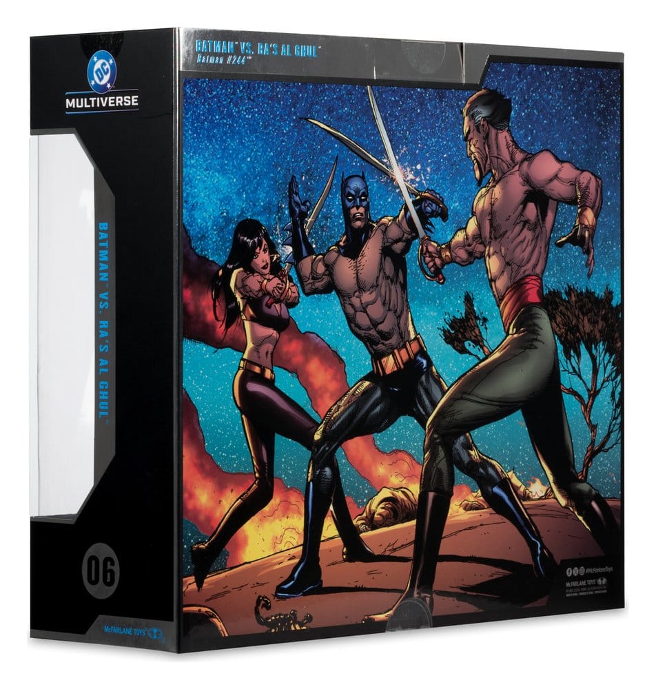 DC Multiverse McFarlane Elite Edition Action Figure 2-Pack Batman vs Ra's al Ghul (Batman #244) (Gold Label) 18 cm