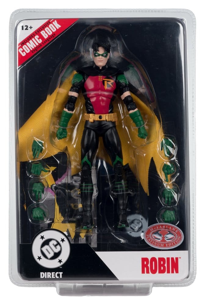 DC Direct Page Punchers Action Figure Robin Tim Drake (Nightwing #81) (Red Platinum Edition) 18 cm