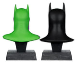 Batman DC Direct Mini Replica 1/3  2-pack Batman Cowls Hush & Knightfall (Jokerized) (Gold Label) 18 cm