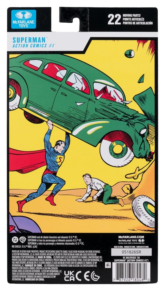 DC Multiverse Action Figure Superman (Action Comics #1) 18 cm