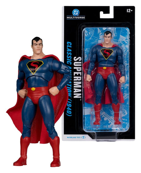 DC Multiverse Action Figure Superman (Classic Animation 1940) 19 cm