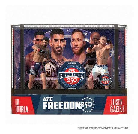 UFC McFarlane’s SportsPicks Action Figures 2-Pack Ilia Topuria vs Justin Gaethje (Freedom 250) 18 cm