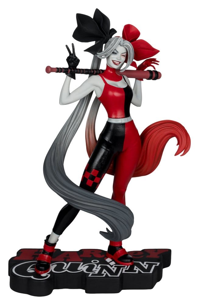DC Direct Harley Quinn: Red, White & Black Statue 1/10 Harley Quinn by Alex Garner 21 cm