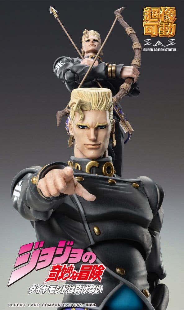 JoJo's Bizarre Adventure: Diamond Is Unbreakable Action Figure Chozokado Keicho Nijimura & Bad Company 17 cm