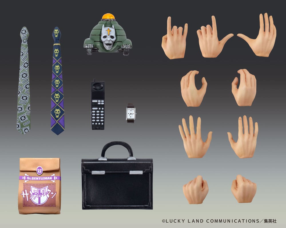 JoJo's Bizarre Adventure Part4 Super Action Chozokado Big Yoshikage Kira 21 cm Action Figure
