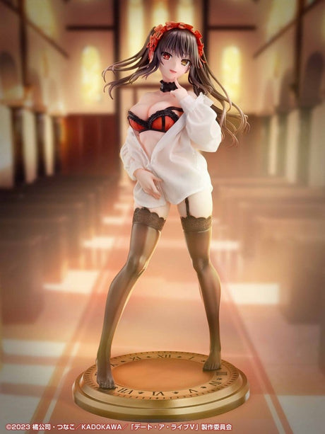 Date A Live V Re:Dress PVC Figure 1/4 Kurumi Tokisaki Dress shirt Ver. 40 cm