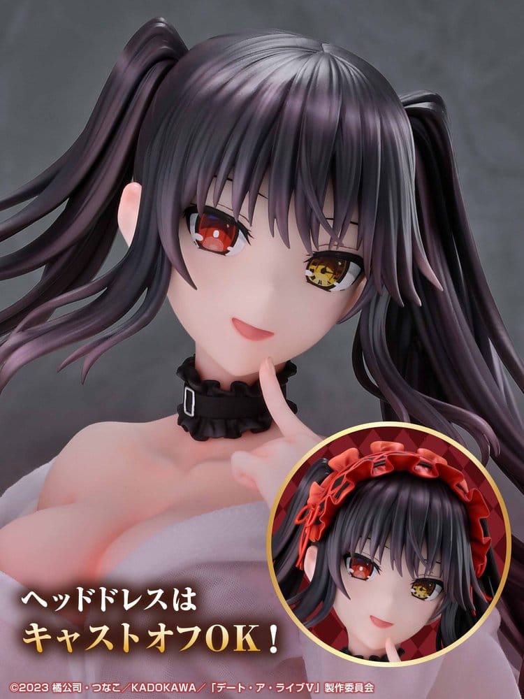Date A Live V Re:Dress PVC Figure 1/4 Kurumi Tokisaki Dress shirt Ver. 40 cm
