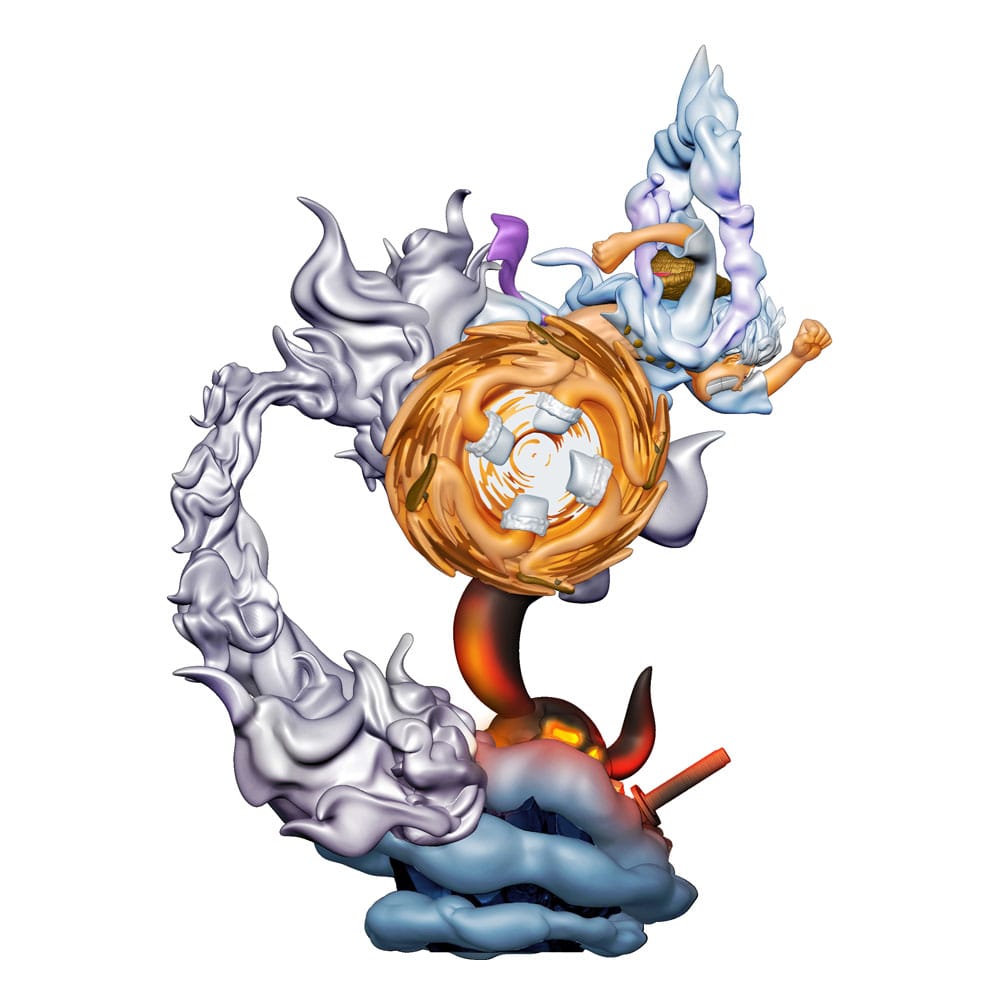 One Piece: Gear Fifth 9 cm Petitrama PVC Mini Statue Logbox Re Birth Special Set