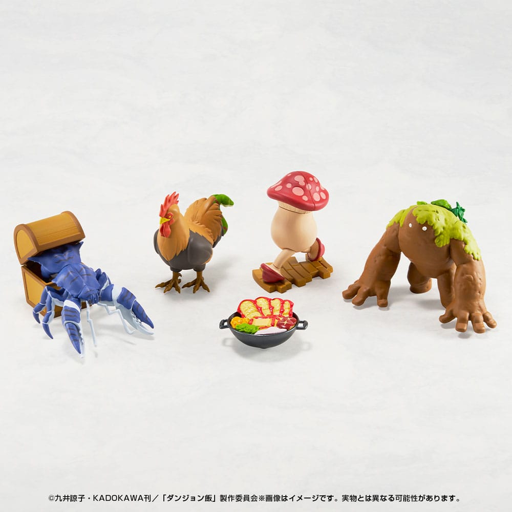 Delicious in Dungeon Kaitai Fantasy Dungeon Creature 6 cm Minifigure 4-Pack