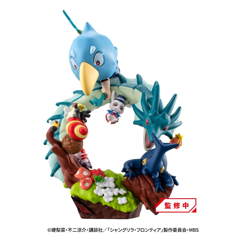 Shangri-La Frontier Petitrama EX Series Shangri-La Frontier vs Monster Diorama Collection Set 11 cm Trading Figure 3-Set