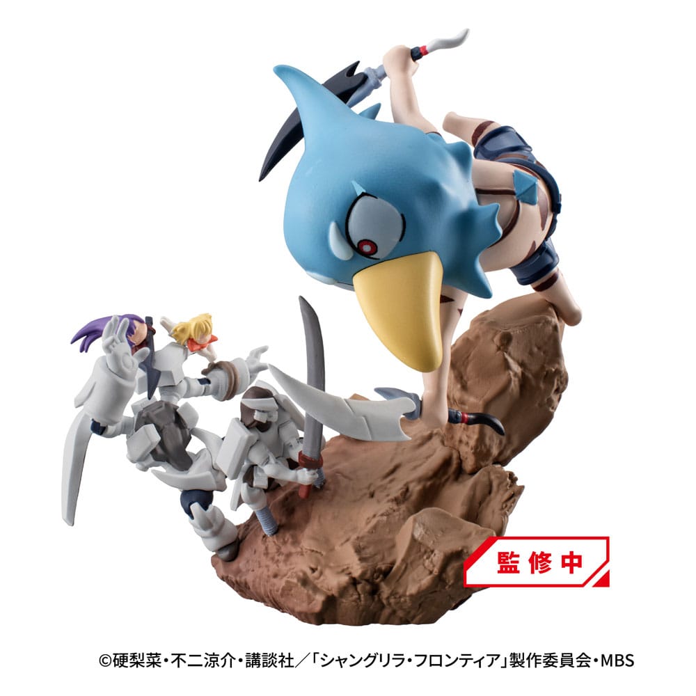 Shangri-La Frontier Petitrama EX Series Shangri-La Frontier vs Monster Diorama Collection Set 11 cm Trading Figure 3-Set