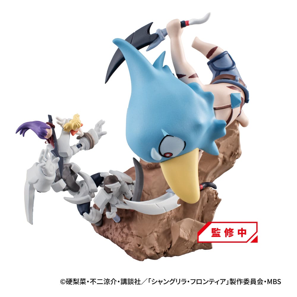 Shangri-La Frontier Petitrama EX Series Shangri-La Frontier vs Monster Diorama Collection Set 11 cm Trading Figure 3-Set