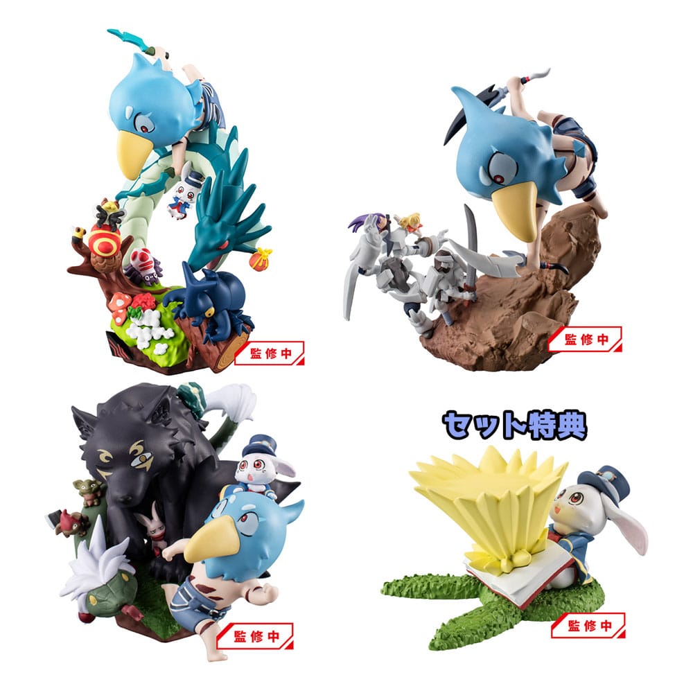 Shangri-La Frontier Petitrama EX Series Shangri-La Frontier vs Monster Diorama Collection Set 11 cm (with gift) Trading Figure 3-Set