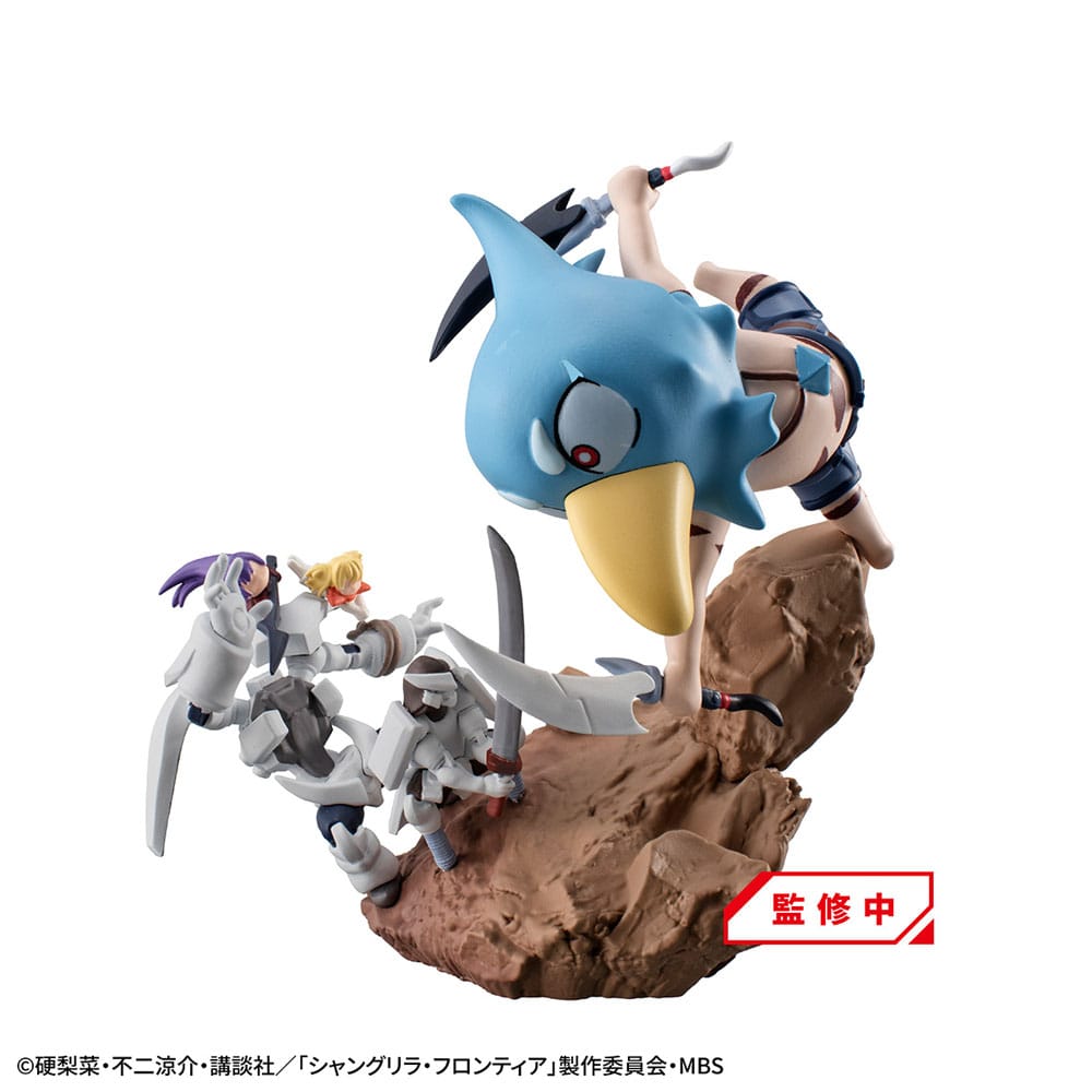 Shangri-La Frontier Petitrama EX Series Shangri-La Frontier vs Monster Diorama Collection Set 11 cm (with gift) Trading Figure 3-Set