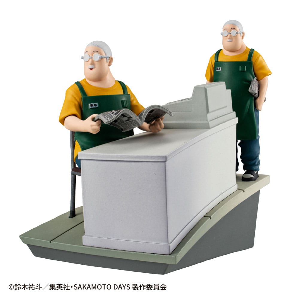 Sakamoto Days Petitrama EX Series Cut Out Scenes Set 9 cm 4-Set Trading Figure