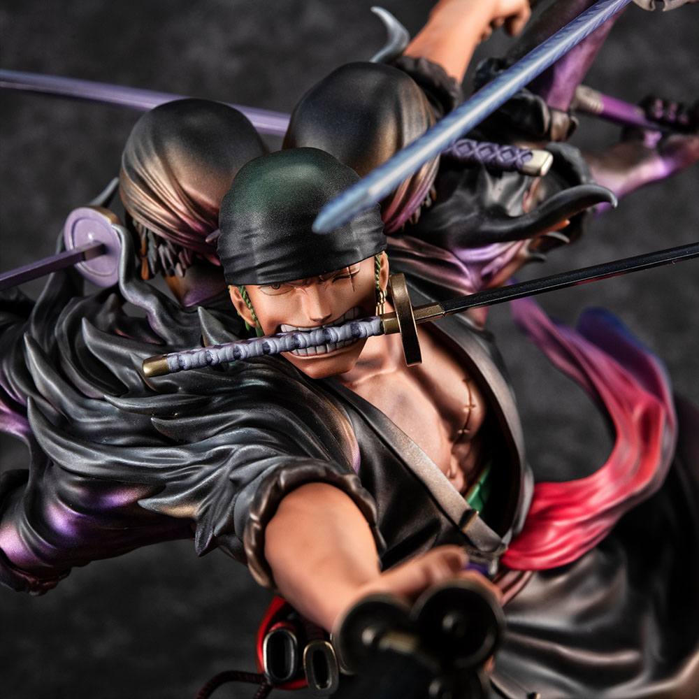 One Piece Excellent Model P.O.P SA-Maximum Roronoa Zoro Ver. Demon Spirit Kyuutouryuu Asura 17 cm PVC Statue